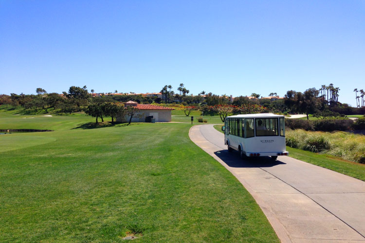 St Regis Tram To The Monarch Bay Clubhouse in Dana Point, Ca