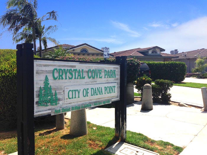 Crystal Cove Park in Dana Point, California