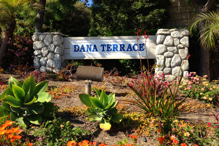 Dana Terrace Community Sign | Dana Point Real Estate