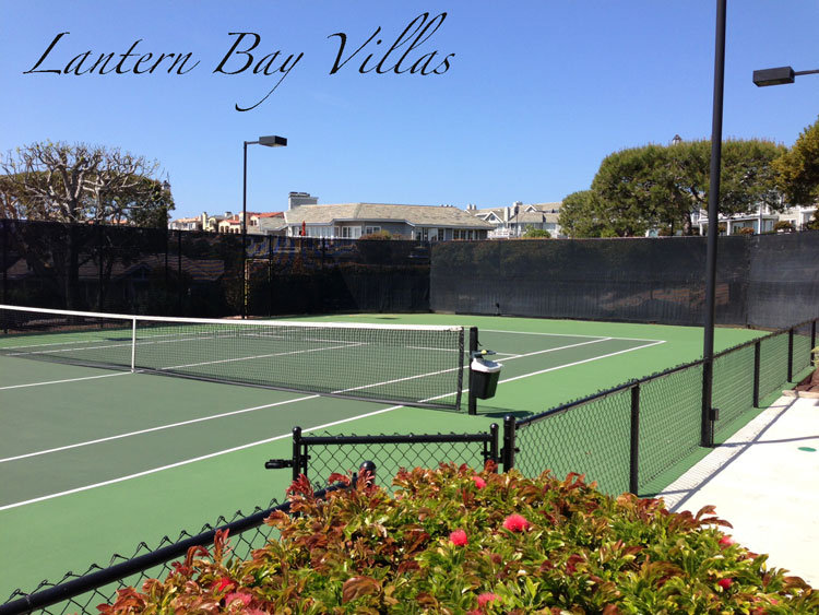 Lantern Bay Villas Community Tennis in Dana Point, California
