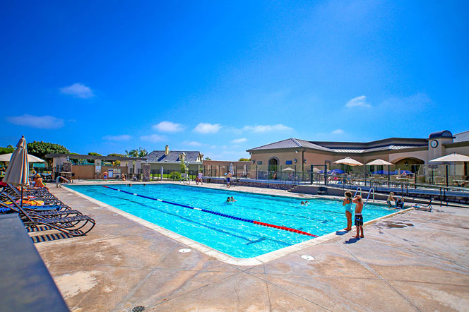 Niguel Shores Community Pool in Dana Point, California