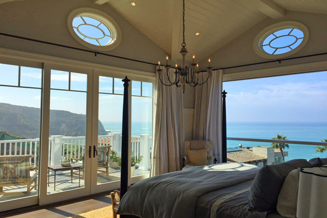 North Strand Home For Sale in Dana Point, California.  View of Ocean View Master Bedroom.
