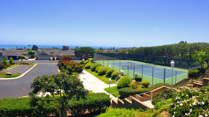 Sea Ridge Community Tennis Court in Dana Point, California