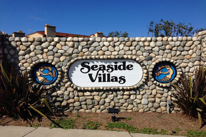 Seaside Villas Community Entrance Sign | Dana Point Real Estate